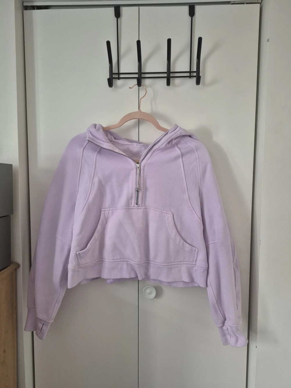 lululemon athletica Half-Zip Cropped Hoodie